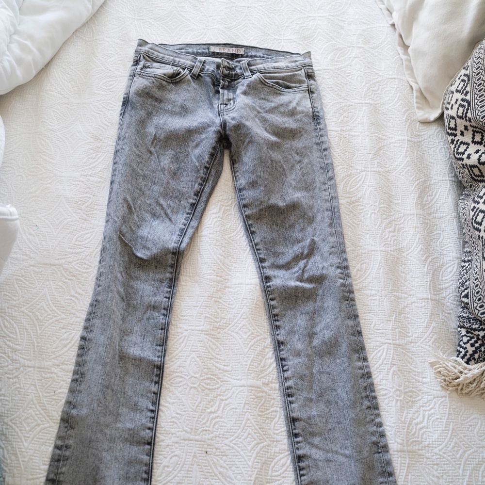 Revolve J Brand Grey Washed Jeans